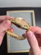 Seiko Day-Date Full Gold Arab numbers