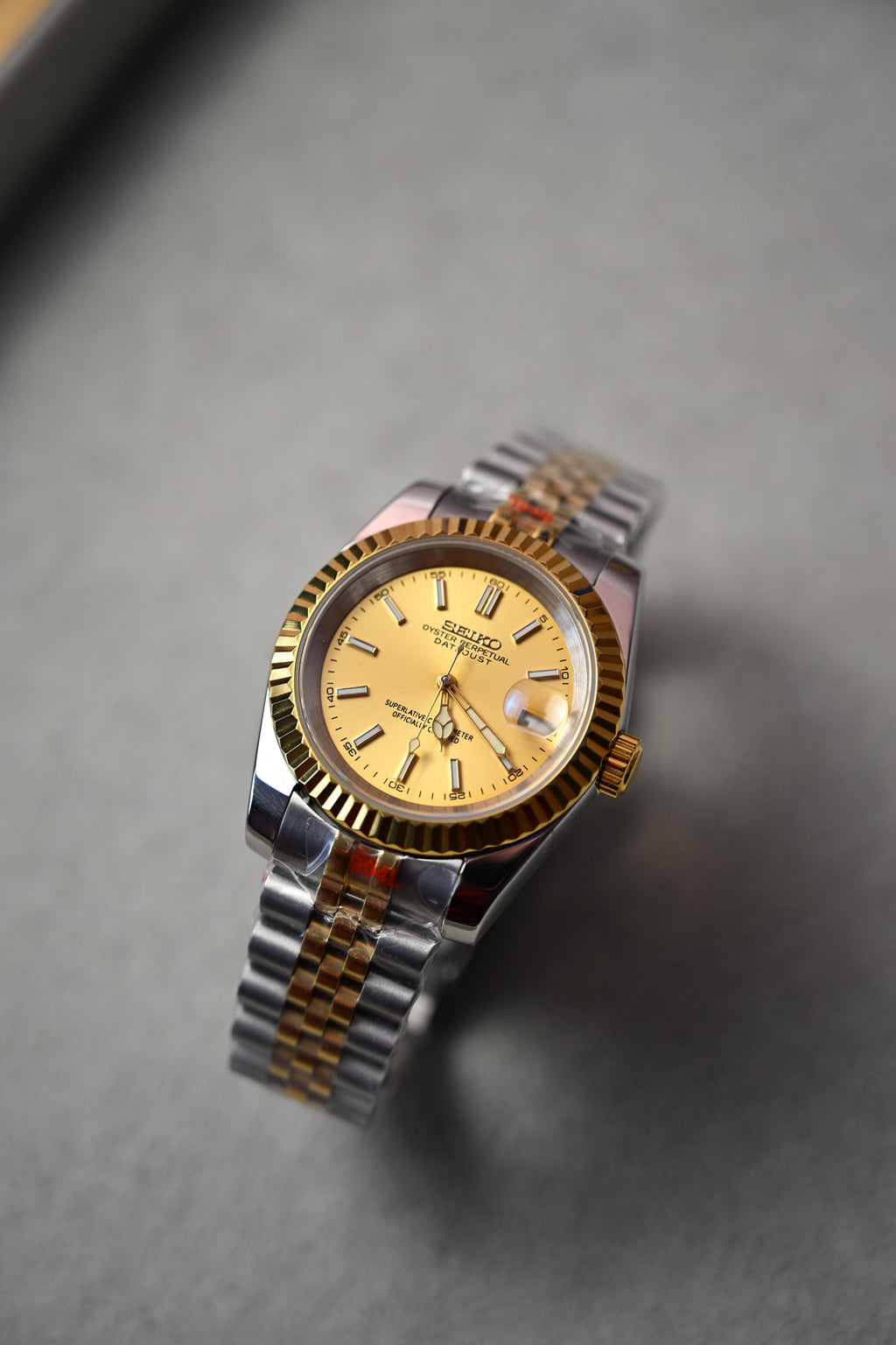 Datejust Two Tone Champagne – ceas asamblat de Alexie Collection, poza 1