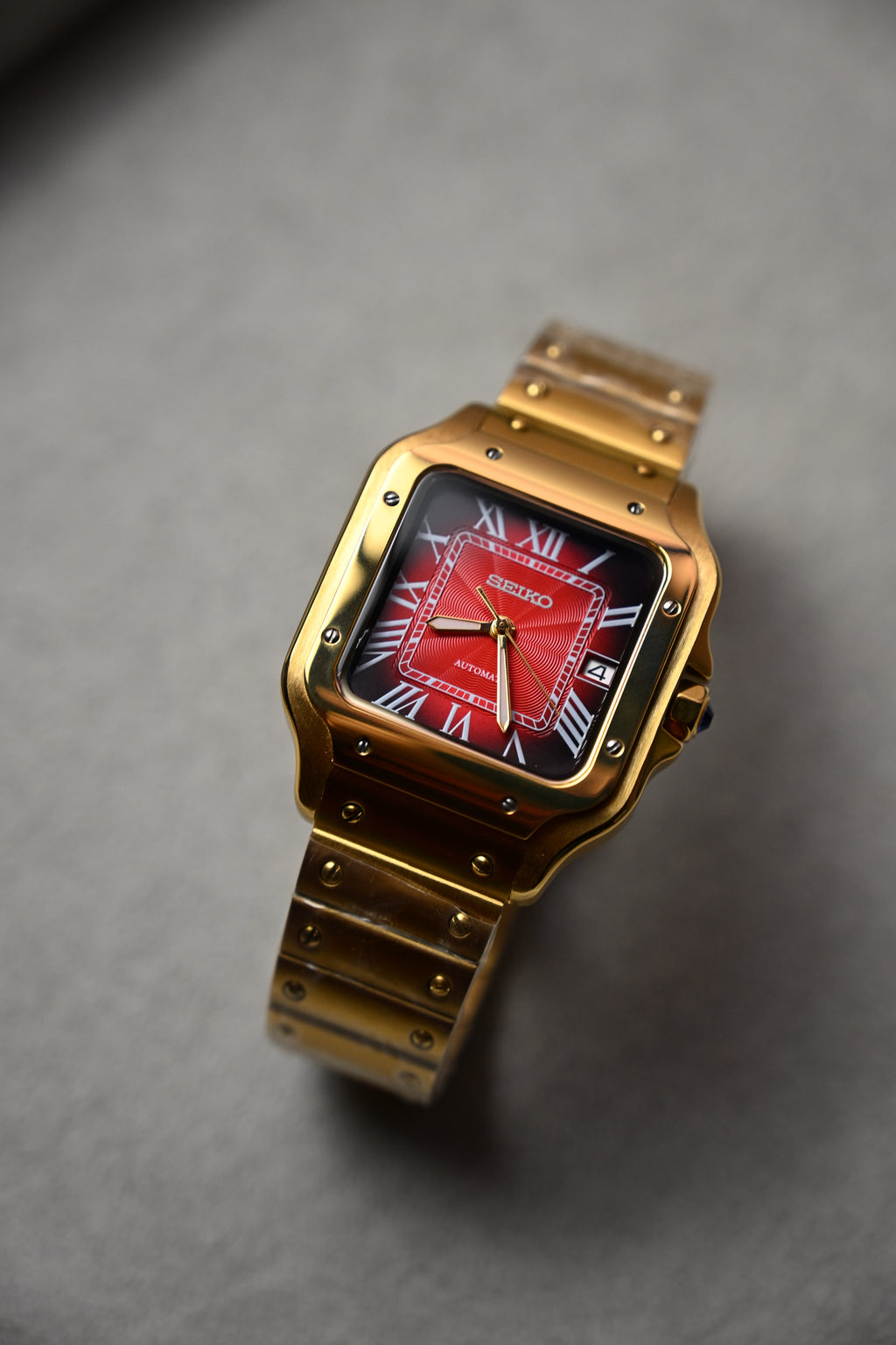 Santos Gold Red – ceas asamblat de Alexie Collection, poza 4