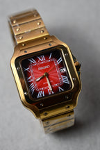 Santos Gold Red – ceas asamblat de Alexie Collection, poza 1