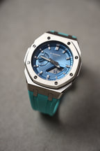 G-Shock Custom Ice Blue – ceas asamblat de Alexie Collection, poza 4