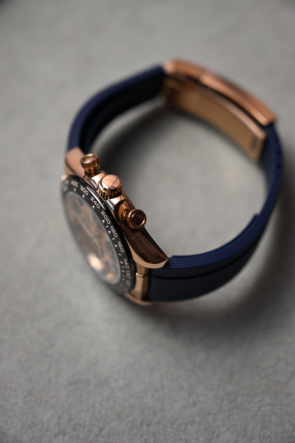 Daytona Rose Gold Pink – ceas asamblat de Alexie Collection, poza 5