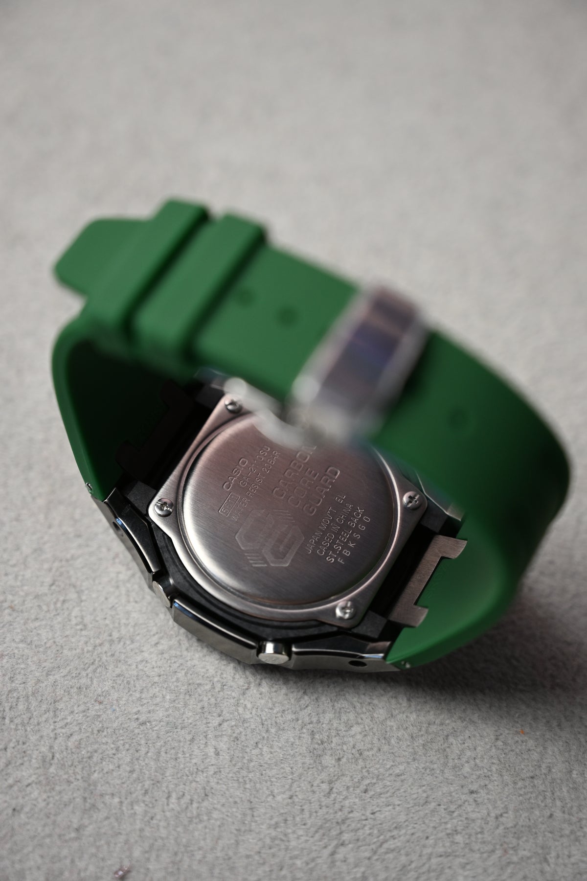 G-Shock Custom Steel Green – ceas asamblat de Alexie Collection, poza 7