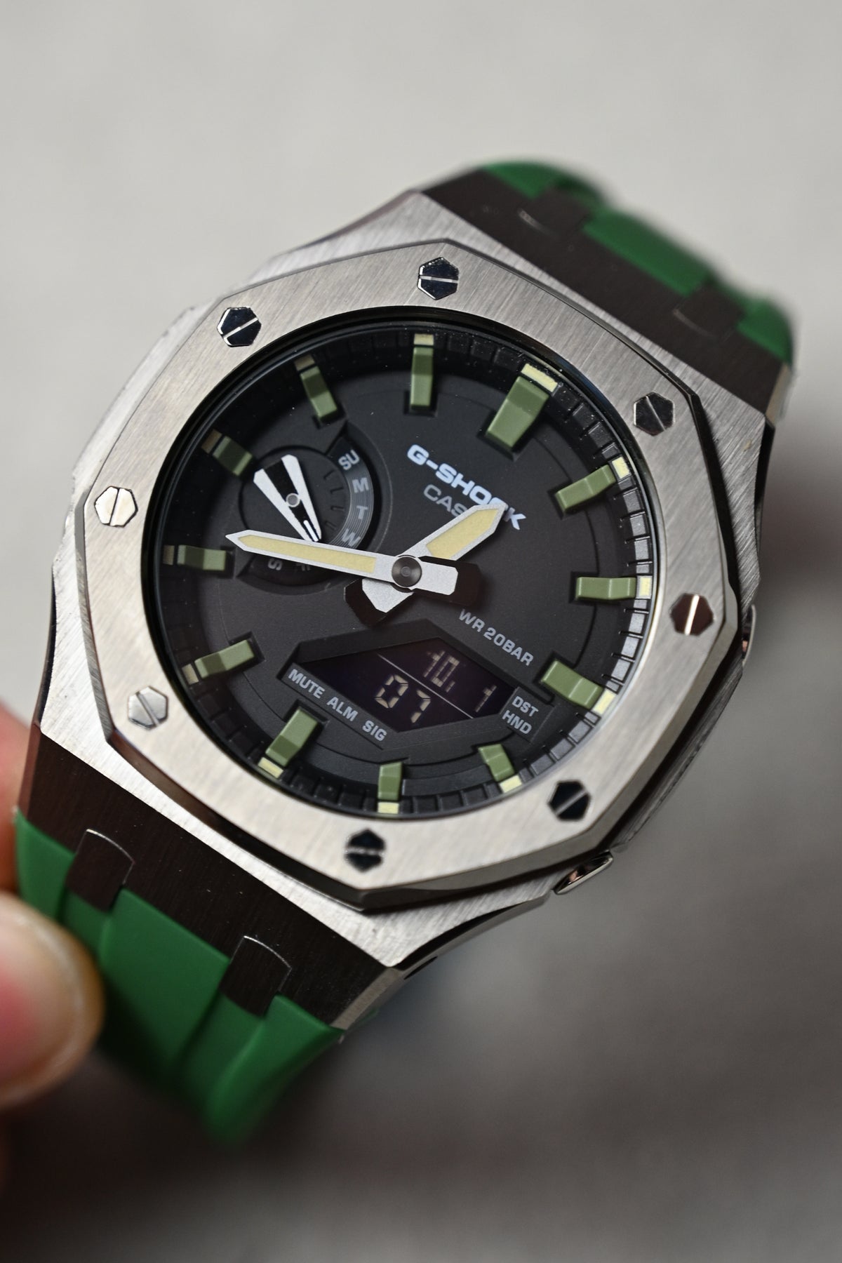 G-Shock Custom Steel Green