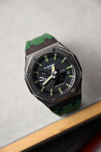 G-Shock Custom Steel Green – ceas asamblat de Alexie Collection, poza 4