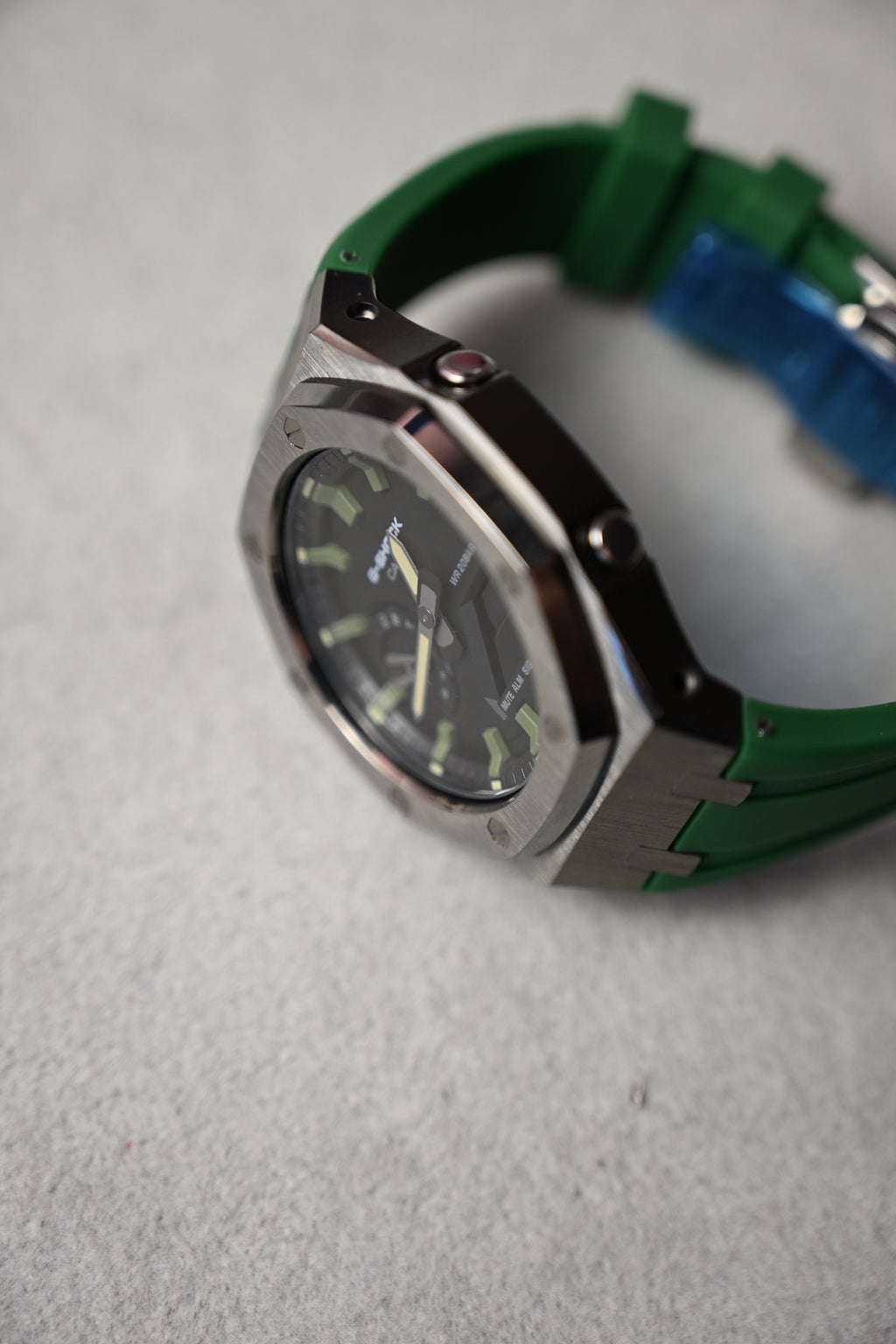 G-Shock Custom Steel Green – ceas asamblat de Alexie Collection, poza 5