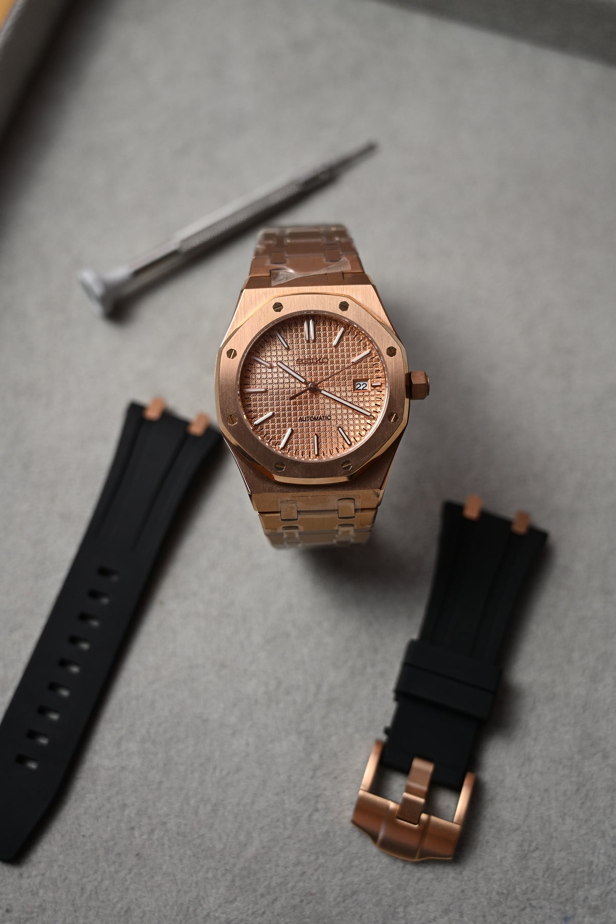 Royal Oak Full Rose Gold – ceas asamblat de Alexie Collection, poza 3