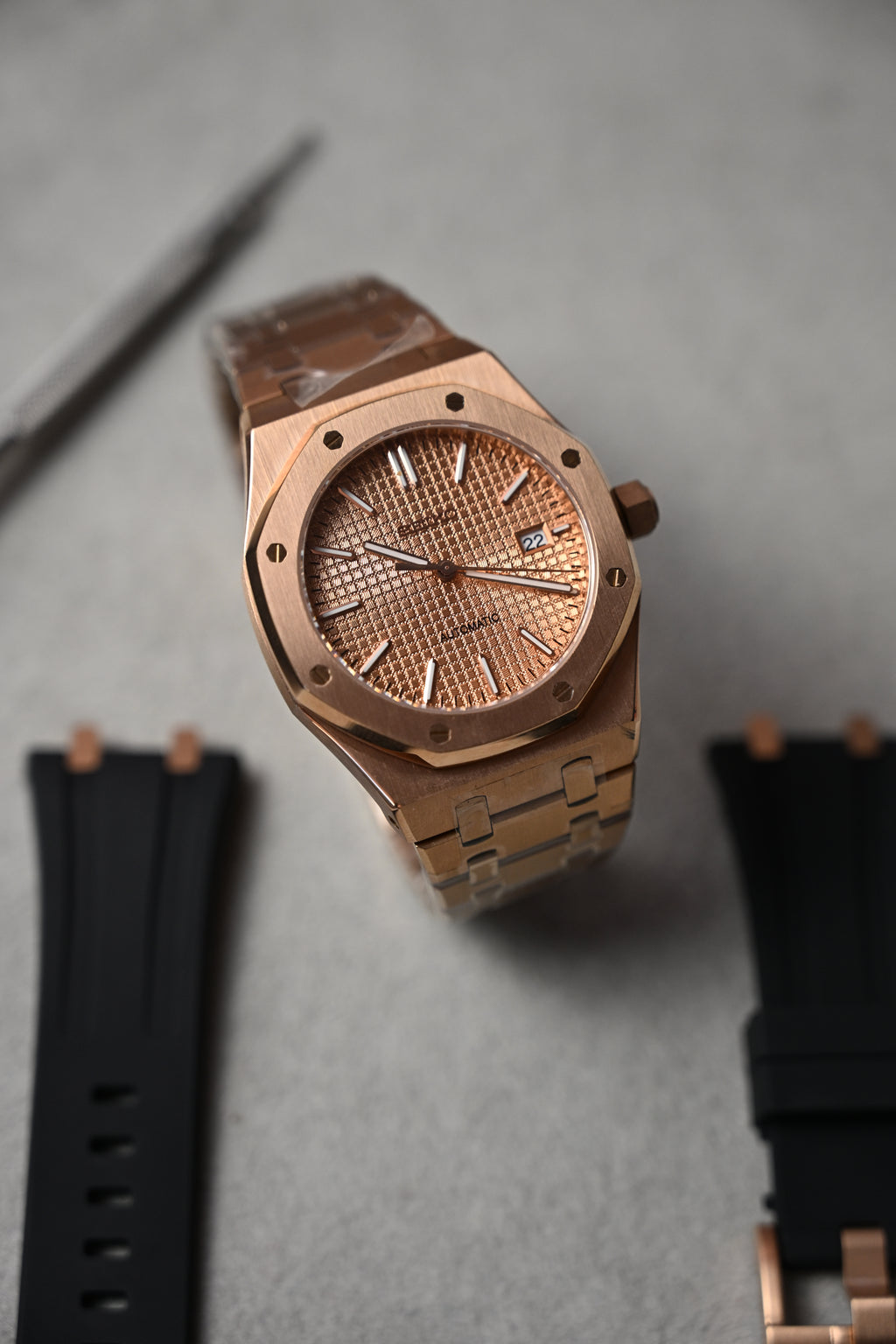 Royal Oak Full Rose Gold – ceas asamblat de Alexie Collection, poza 6