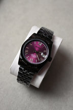 Datejust Black Purple – ceas asamblat de Alexie Collection, poza 4