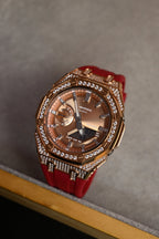 G-Shock Custom Rose Gold Iced