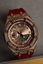 G-Shock Custom Rose Gold Iced