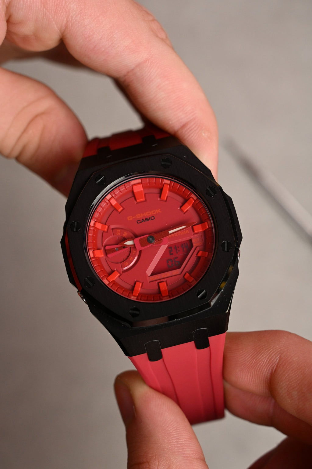 G-Shock Custom Black Red