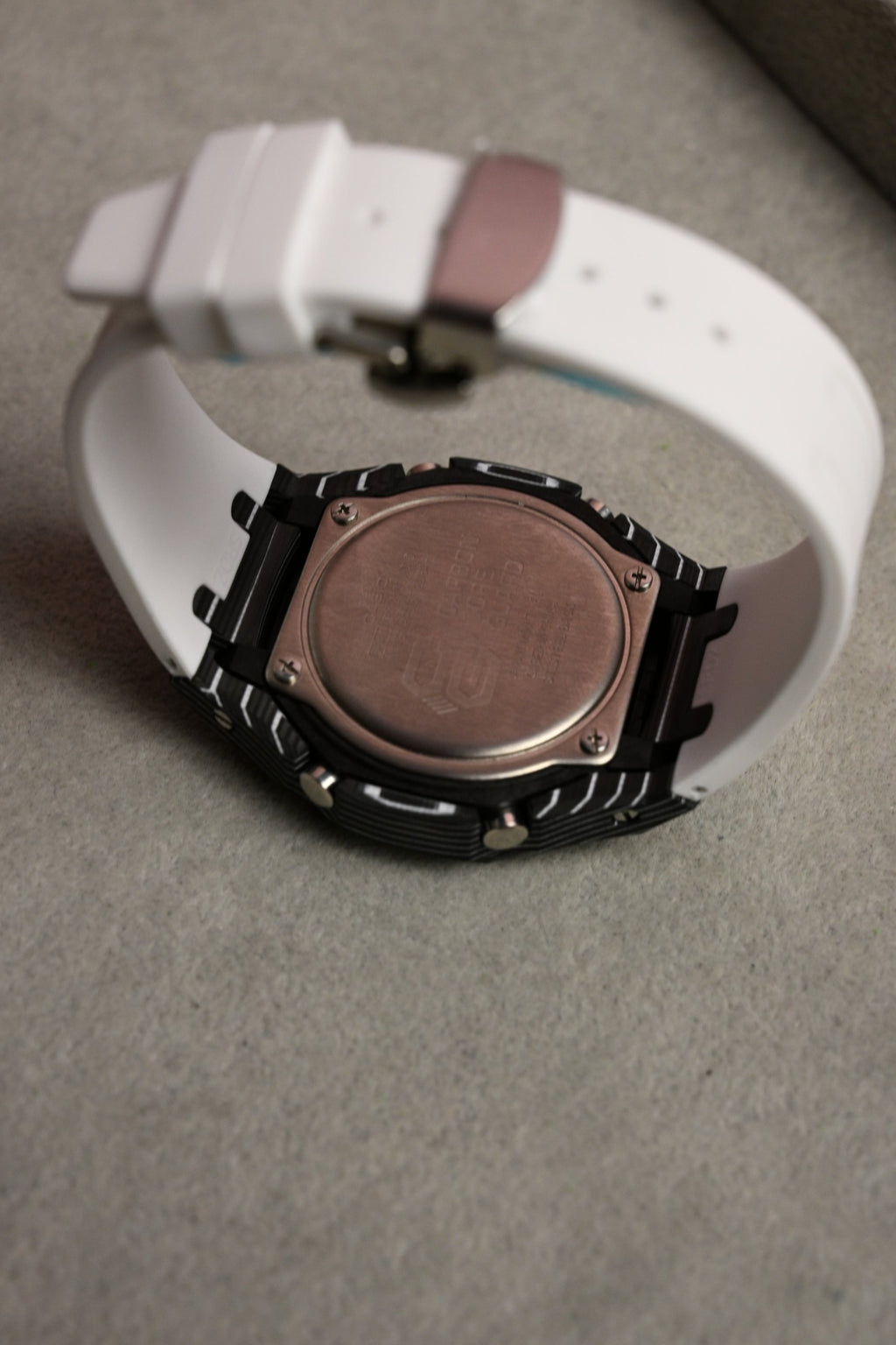 G-Shock Custom Carbon White