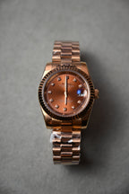 Datejust Full Rose Gold Diamonds – ceas asamblat de Alexie Collection