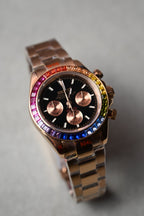 Daytona Rainbow Rose Gold – ceas asamblat de Alexie Collection