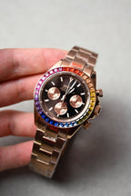 Daytona Rainbow Rose Gold – ceas asamblat de Alexie Collection