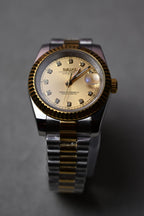 Datejust Two Tone Gold Diamonds – ceas asamblat de Alexie Collection