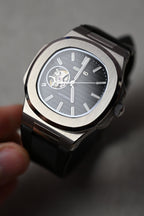 Nautilus Open Heart Black – ceas asamblat de Alexie Collection