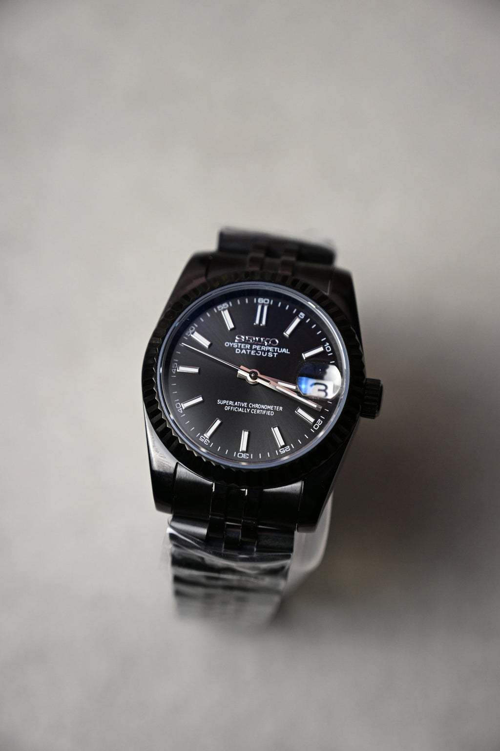 Datejust Black Chocolate – ceas asamblat de Alexie Collection