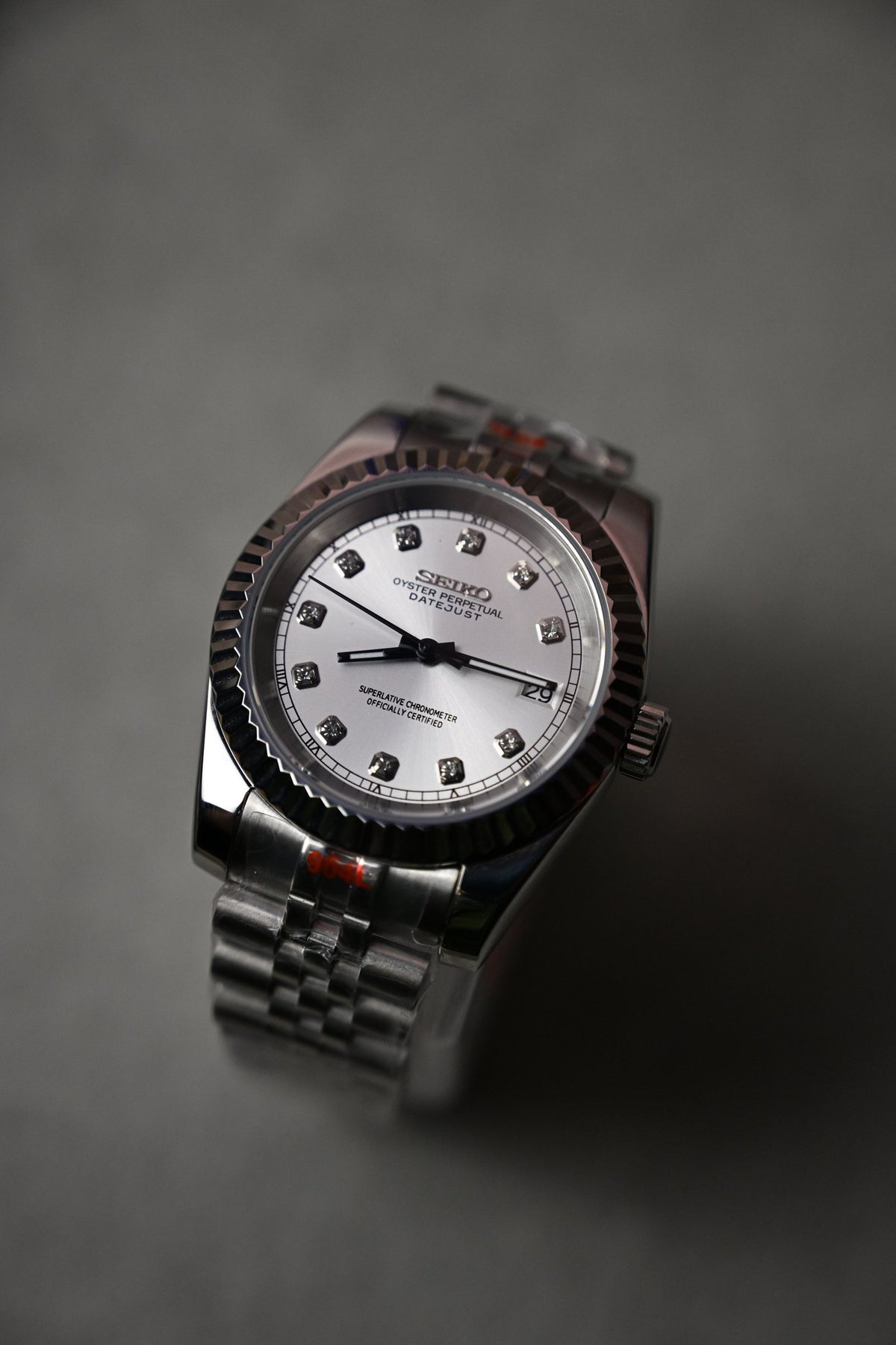 Datejust Silver Diamonds – ceas asamblat de Alexie Collection