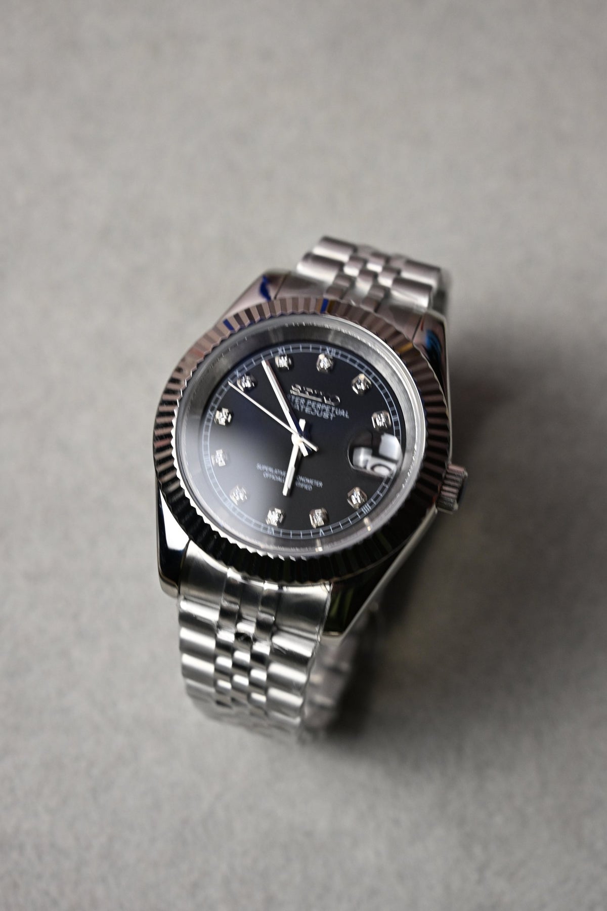 Datejust Black Diamonds – ceas asamblat de Alexie Collection