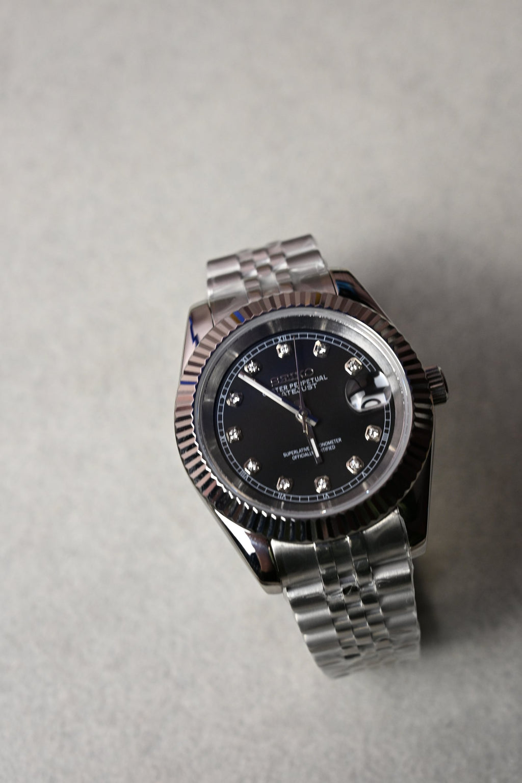 Datejust Black Diamonds – ceas asamblat de Alexie Collection