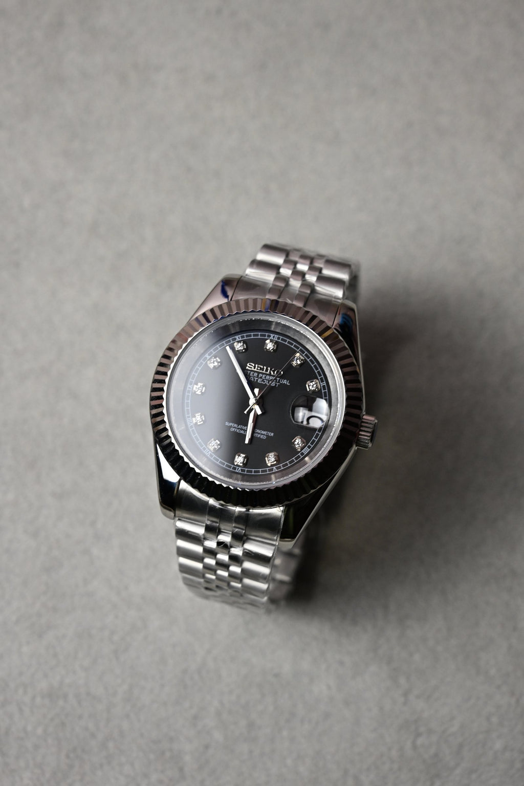 Datejust Black Diamonds – ceas asamblat de Alexie Collection