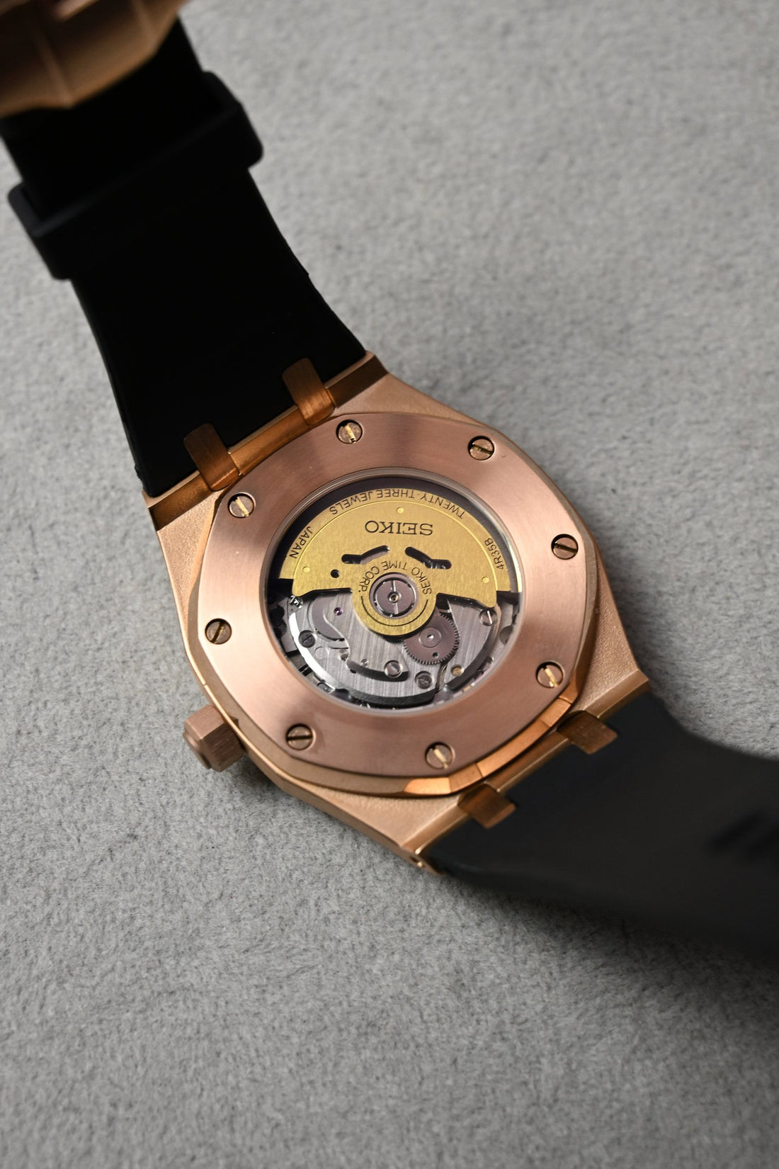 Royal Oak Full Rose Gold – piese înainte de asamblare