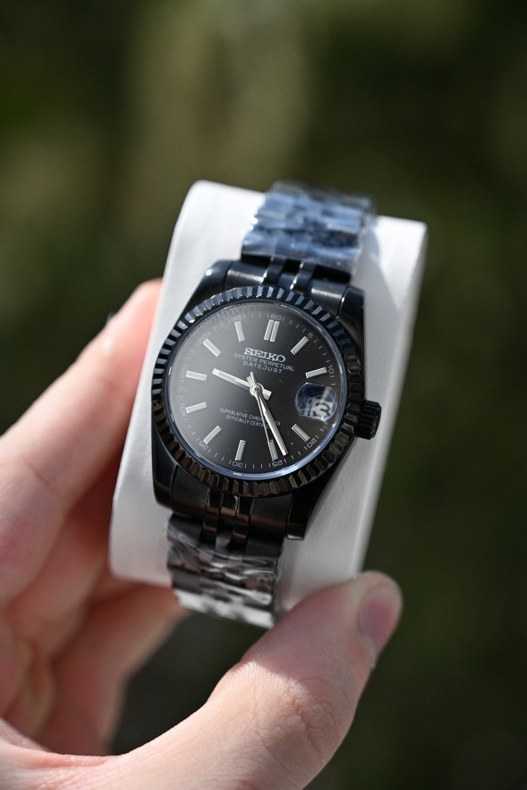 Datejust Black Chocolate – ceas asamblat de Alexie Collection