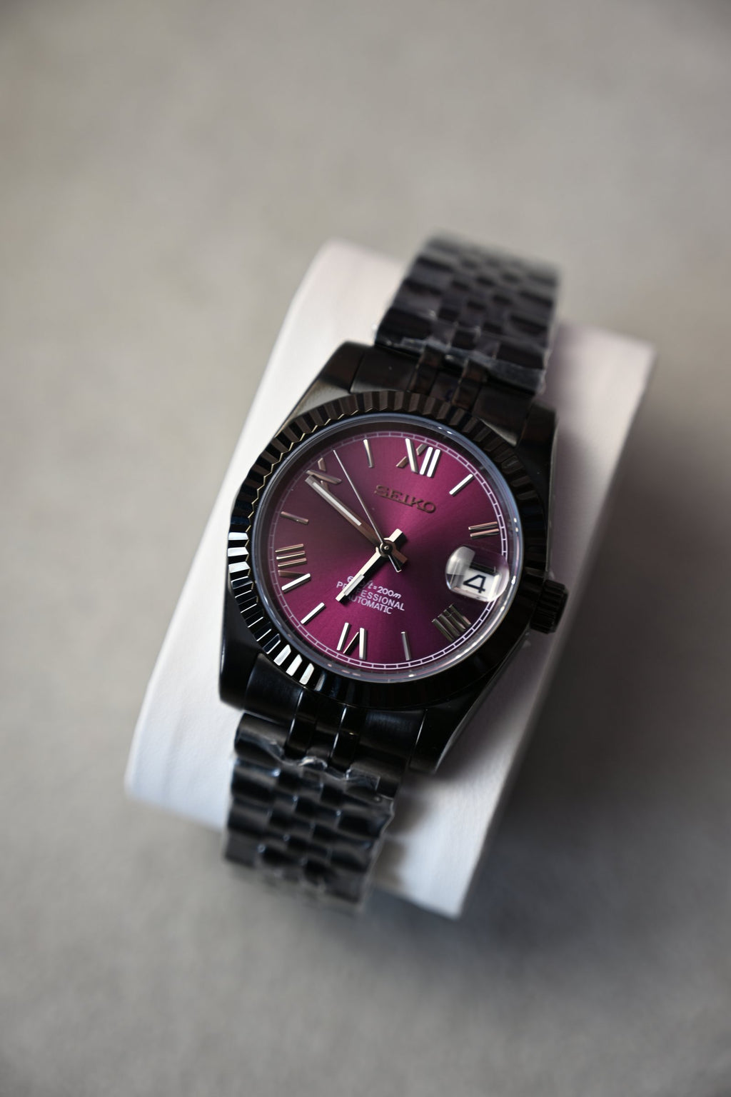 Datejust Black Purple – ceas asamblat de Alexie Collection