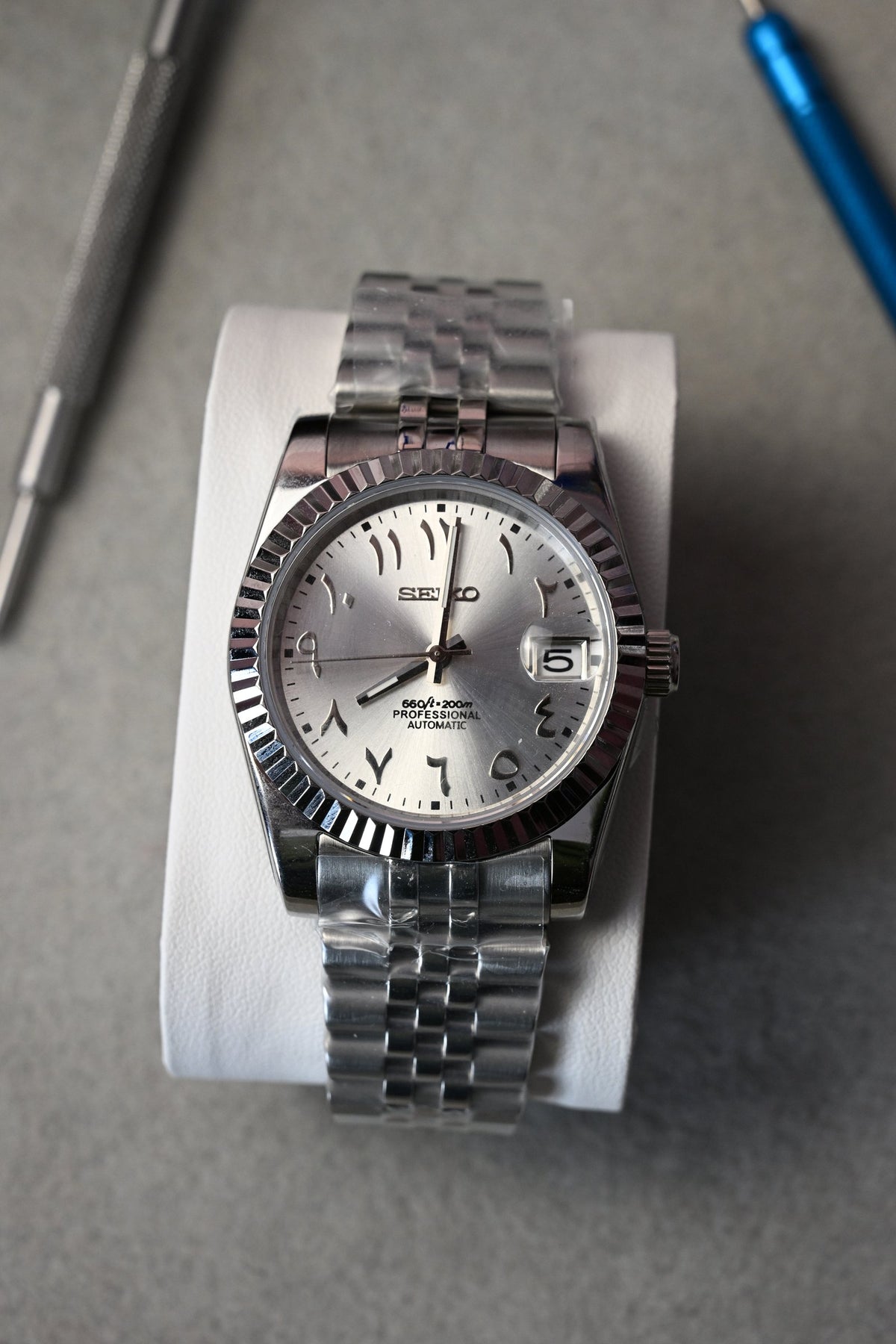 Datejust White Arab – ceas asamblat de Alexie Collection