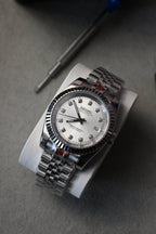 Datejust Silver Diamonds – ceas asamblat de Alexie Collection