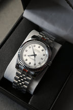 Datejust Silver Diamonds – ceas asamblat de Alexie Collection