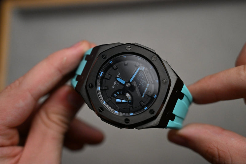 G-Shock Custom Black Turquoise