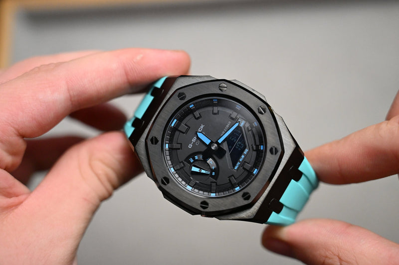 G-Shock Custom Black Turquoise