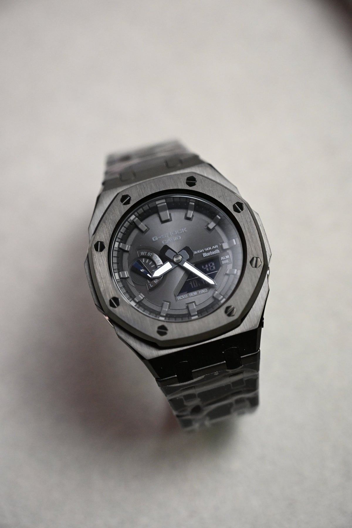 G-Shock Custom Black Metal – ceas asamblat de Alexie Collection
