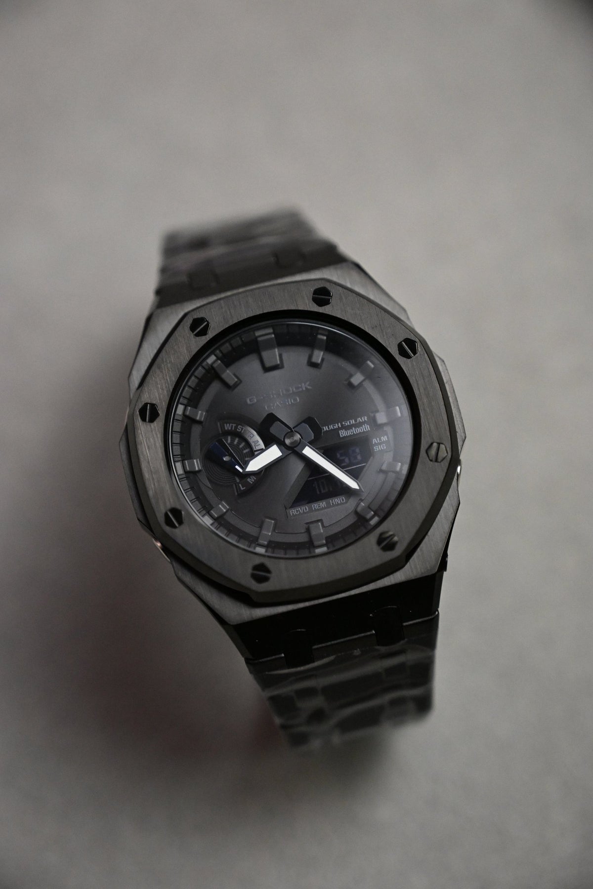 G-Shock Custom Black Metal – ceas asamblat de Alexie Collection