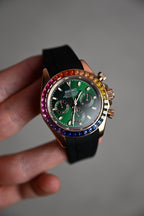 Daytona Rainbow Green – ceas asamblat de Alexie Collection
