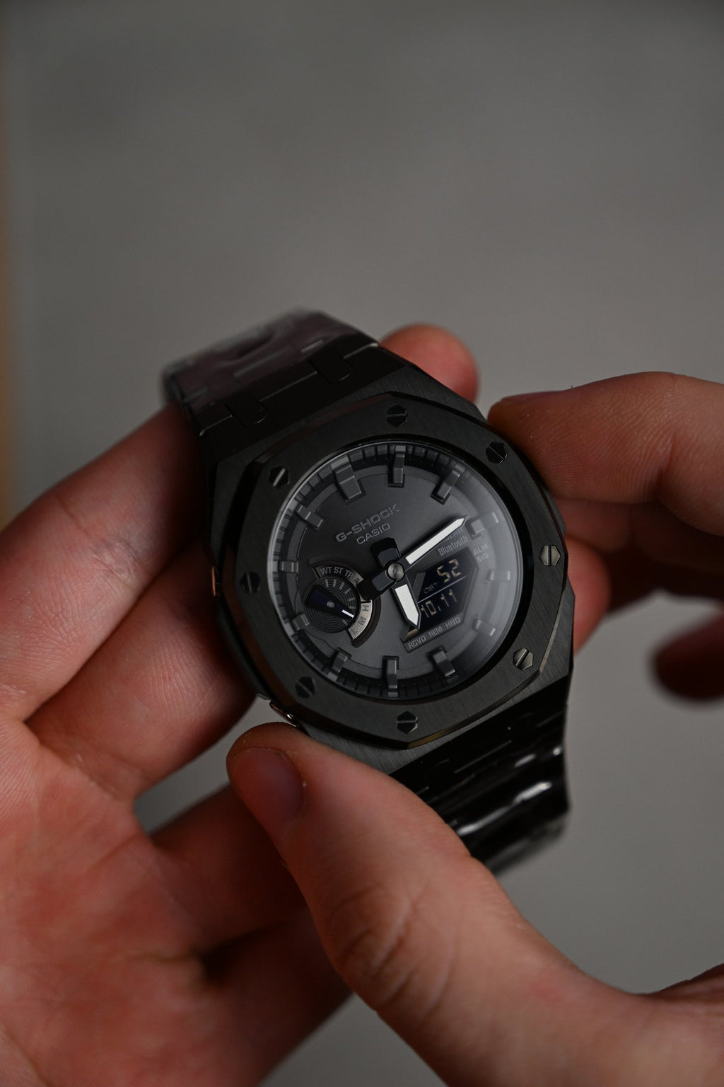 G-Shock Custom Black Metal – ceas asamblat de Alexie Collection