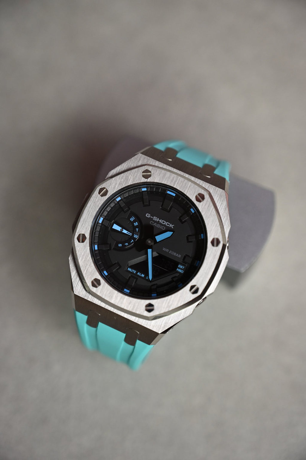 G-Shock Custom Ice Blue – ceas asamblat de Alexie Collection