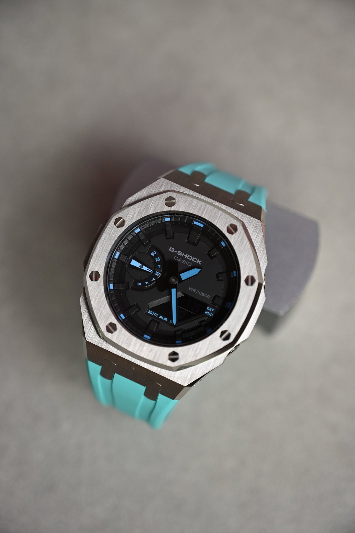 G-Shock Custom Ice Blue – ceas asamblat de Alexie Collection