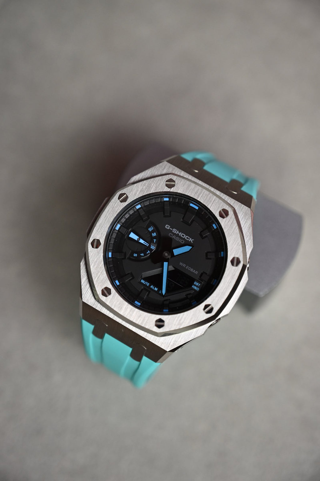 G-Shock Custom Ice Blue – ceas asamblat de Alexie Collection