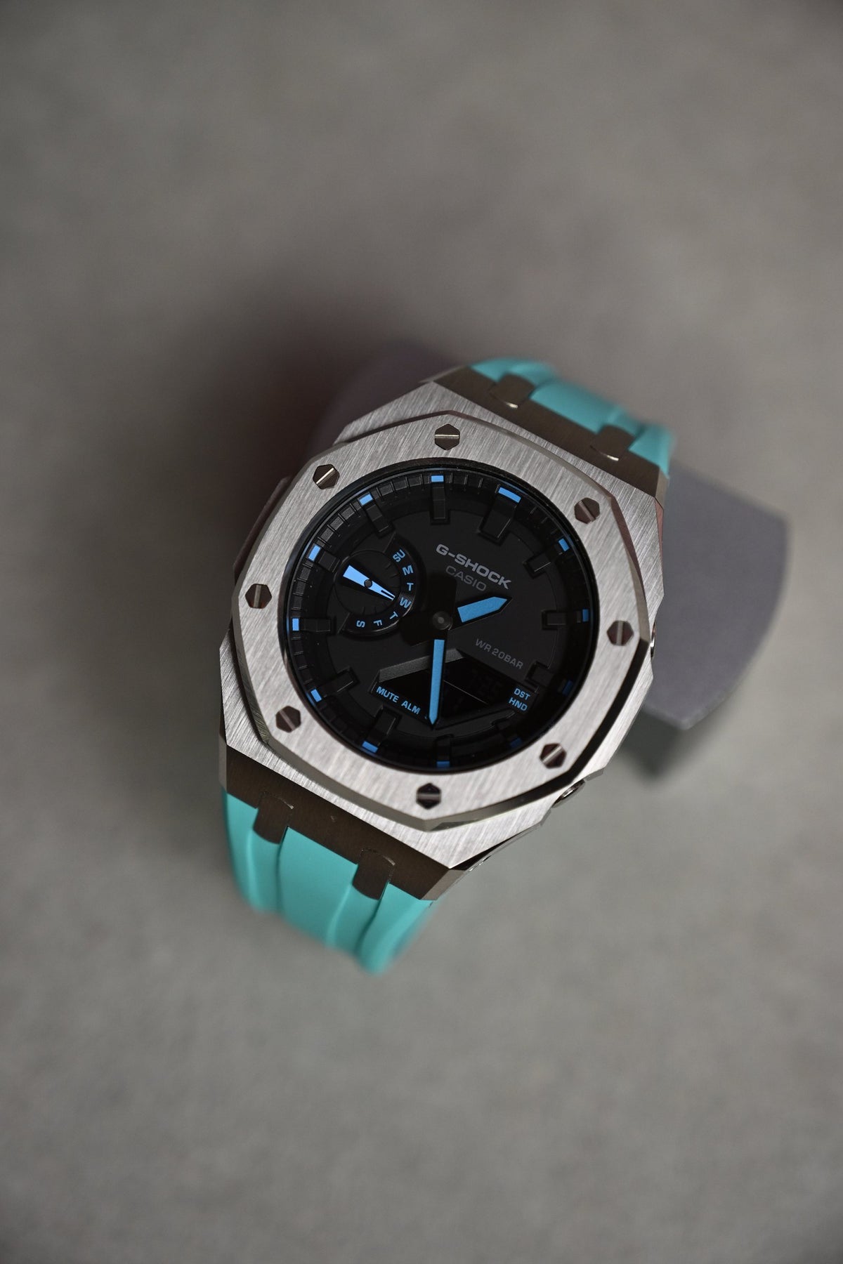 G-Shock Custom Ice Blue – ceas asamblat de Alexie Collection