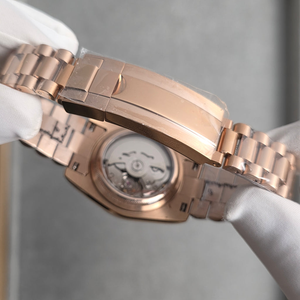 Seiko Rose Gold Green