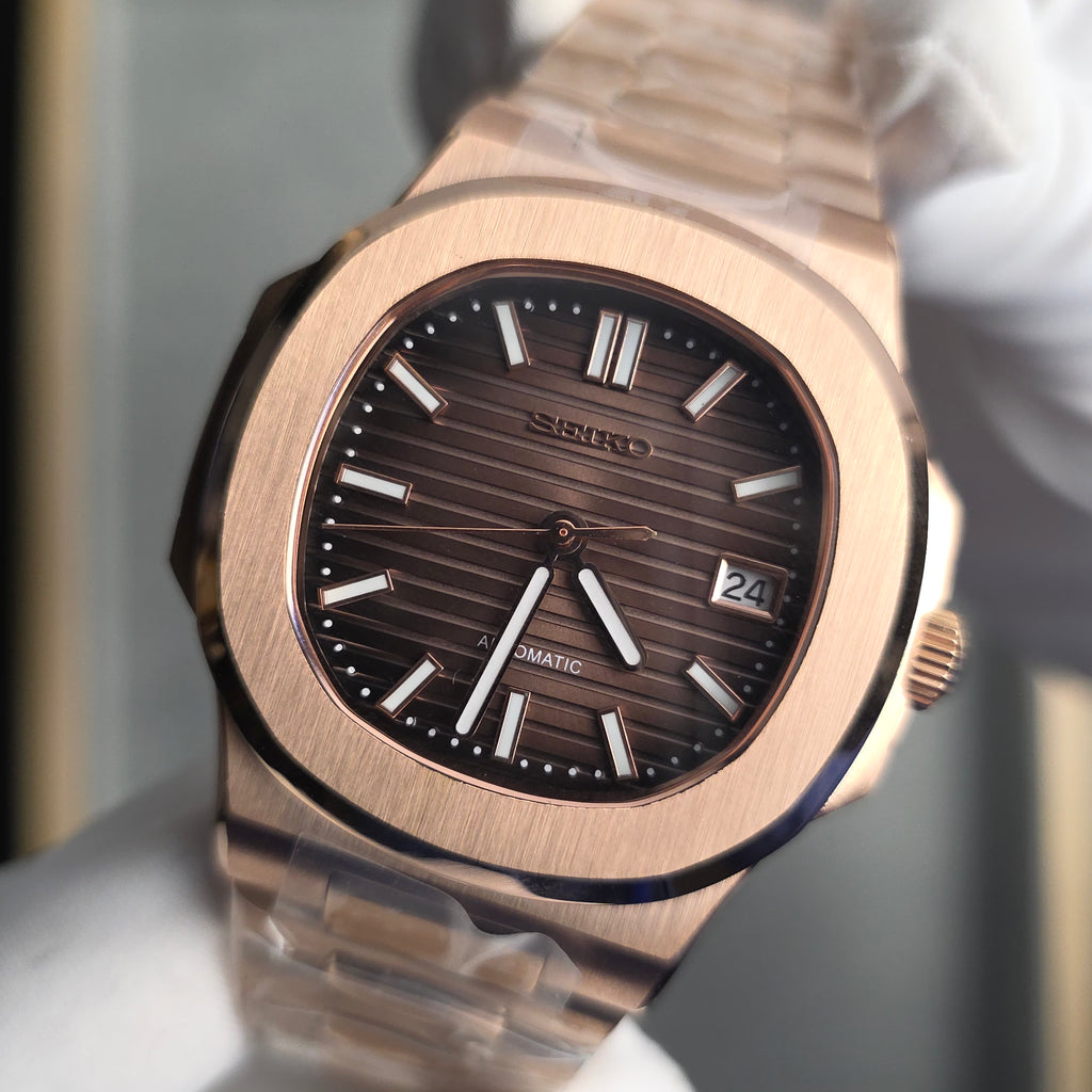 Seiko | Rose Gold Brown