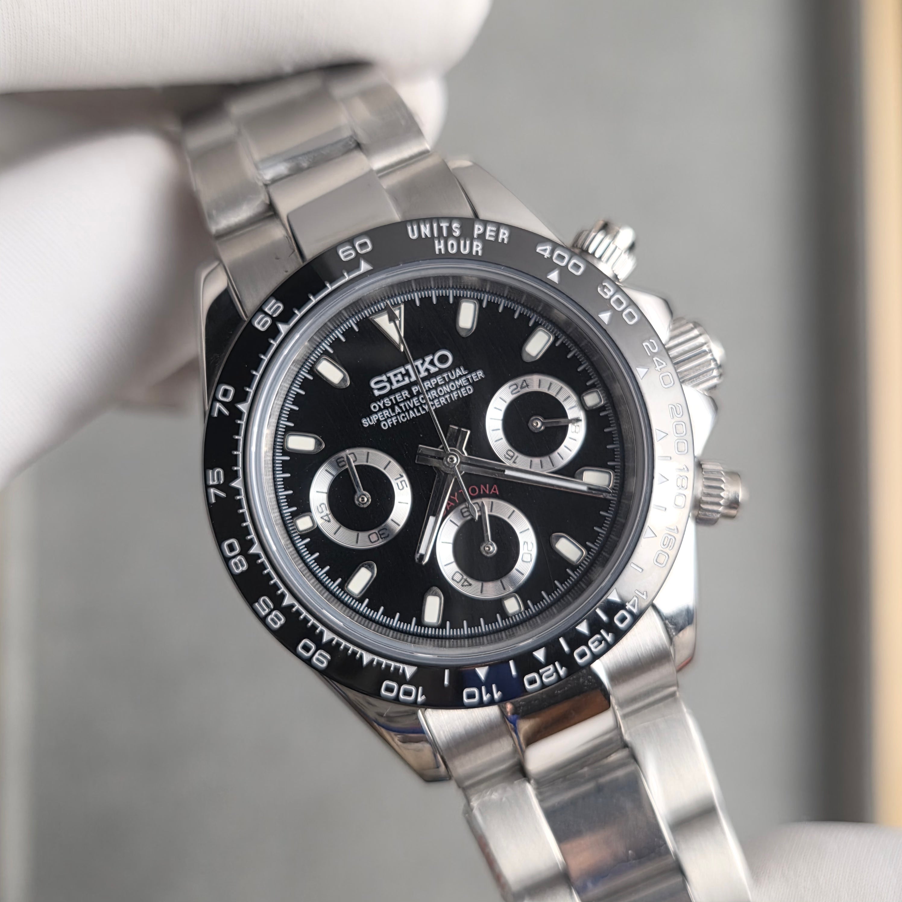 Seiko Daytona Panda Reverse