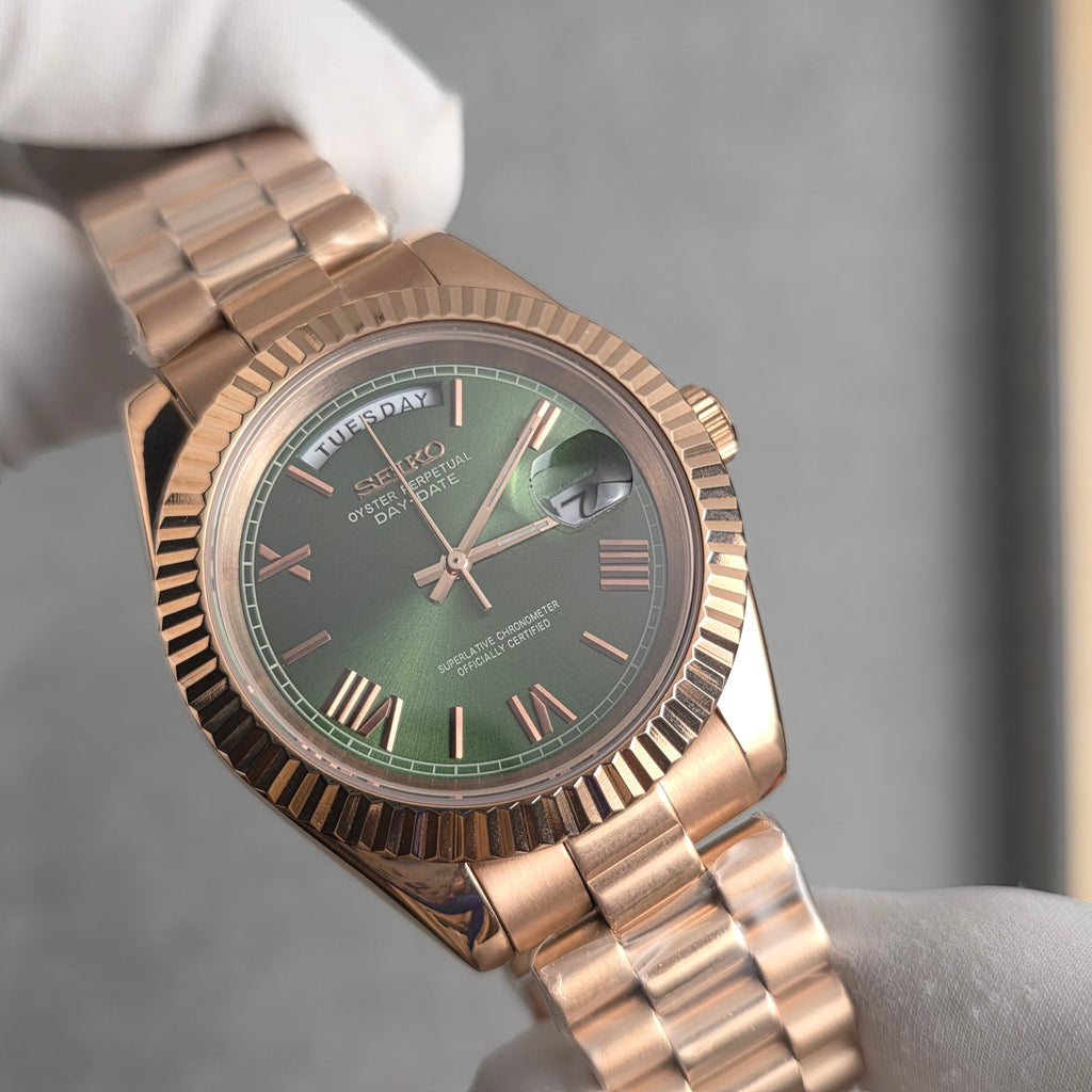Seiko Day-Date Rose Gold