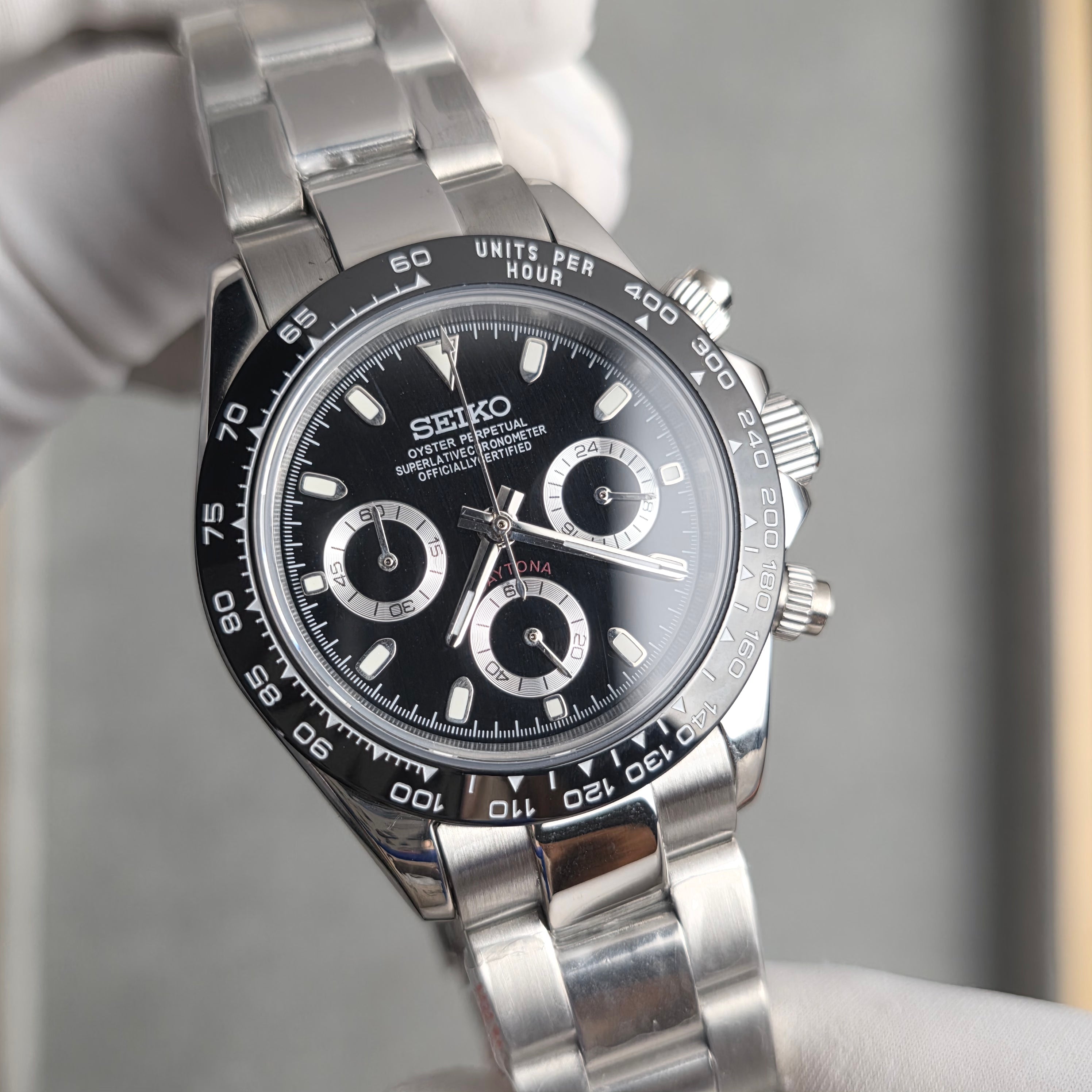 Seiko Daytona Panda Reverse