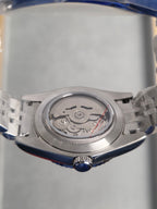 Seiko Date Just Blue Arab Numbers