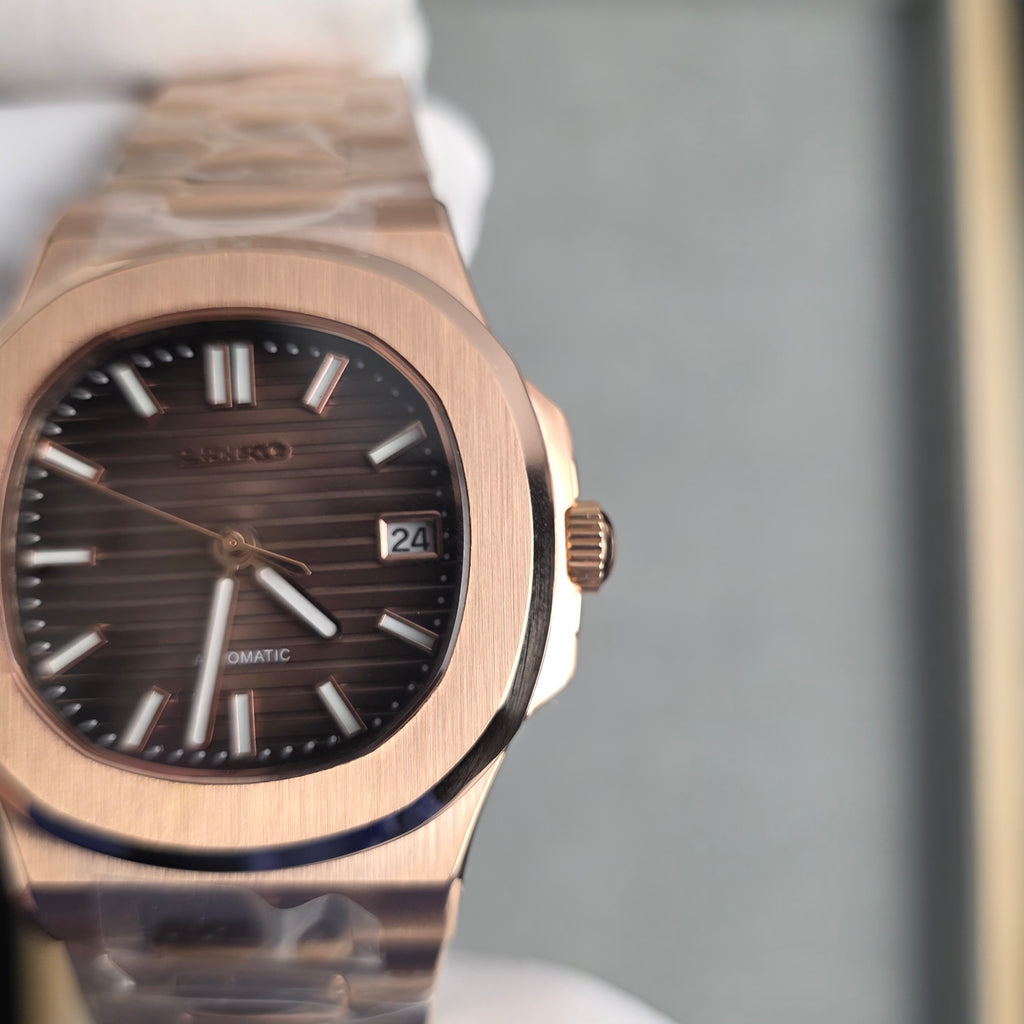 Seiko | Rose Gold Brown